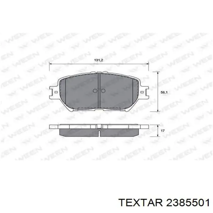 Колодки Textar 2385501 цена, от 44.64 USD
