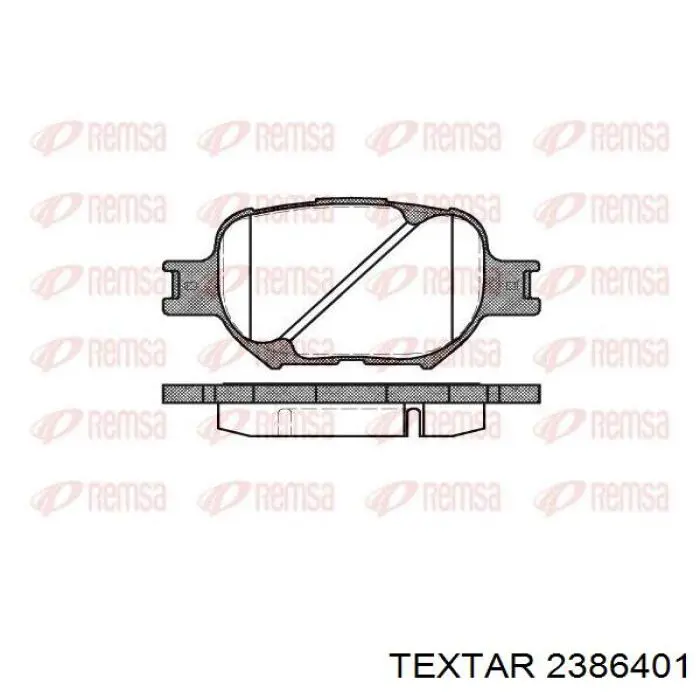 Колодки Textar 2386401 цена, от 23.63 USD