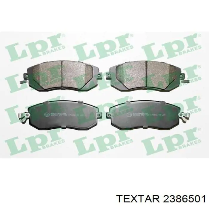 Передние тормозные колодки 2386501 Textar
