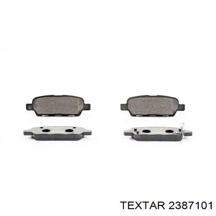 2387101 Textar Колодки тормозные дисковые комплект