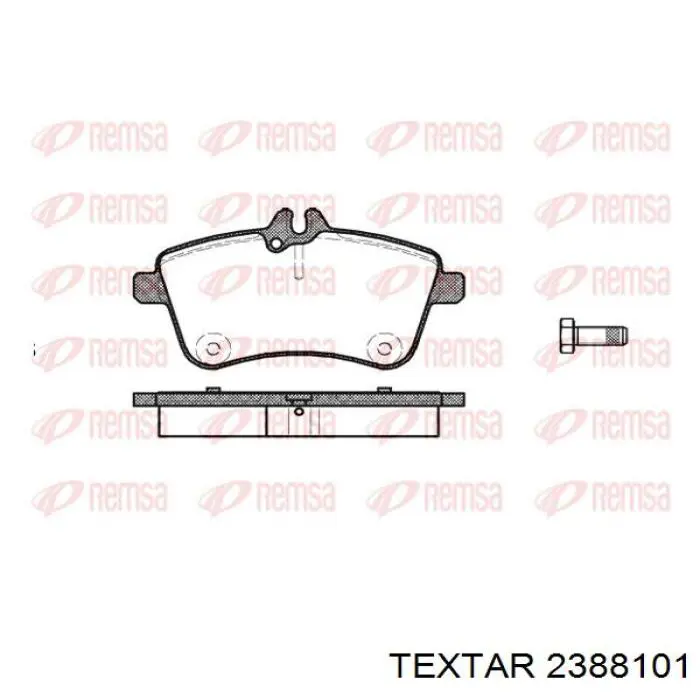 Колодки Textar 2388101 цена, от 40.03 USD