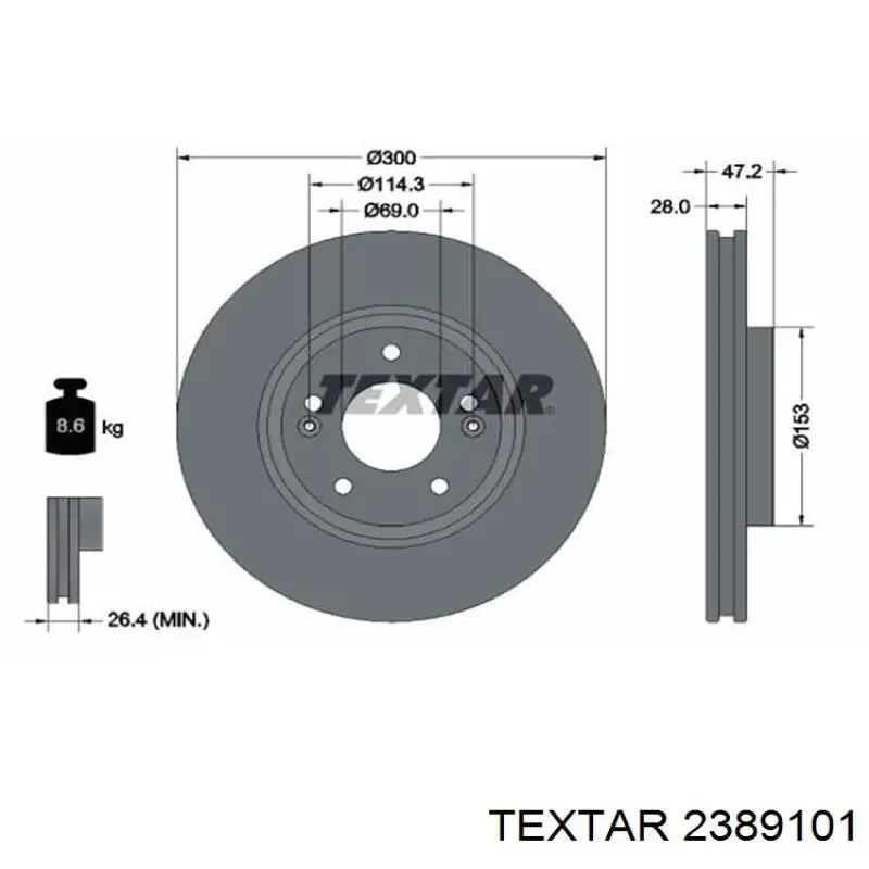 Купить 2389101 Textar Колодки тормозные