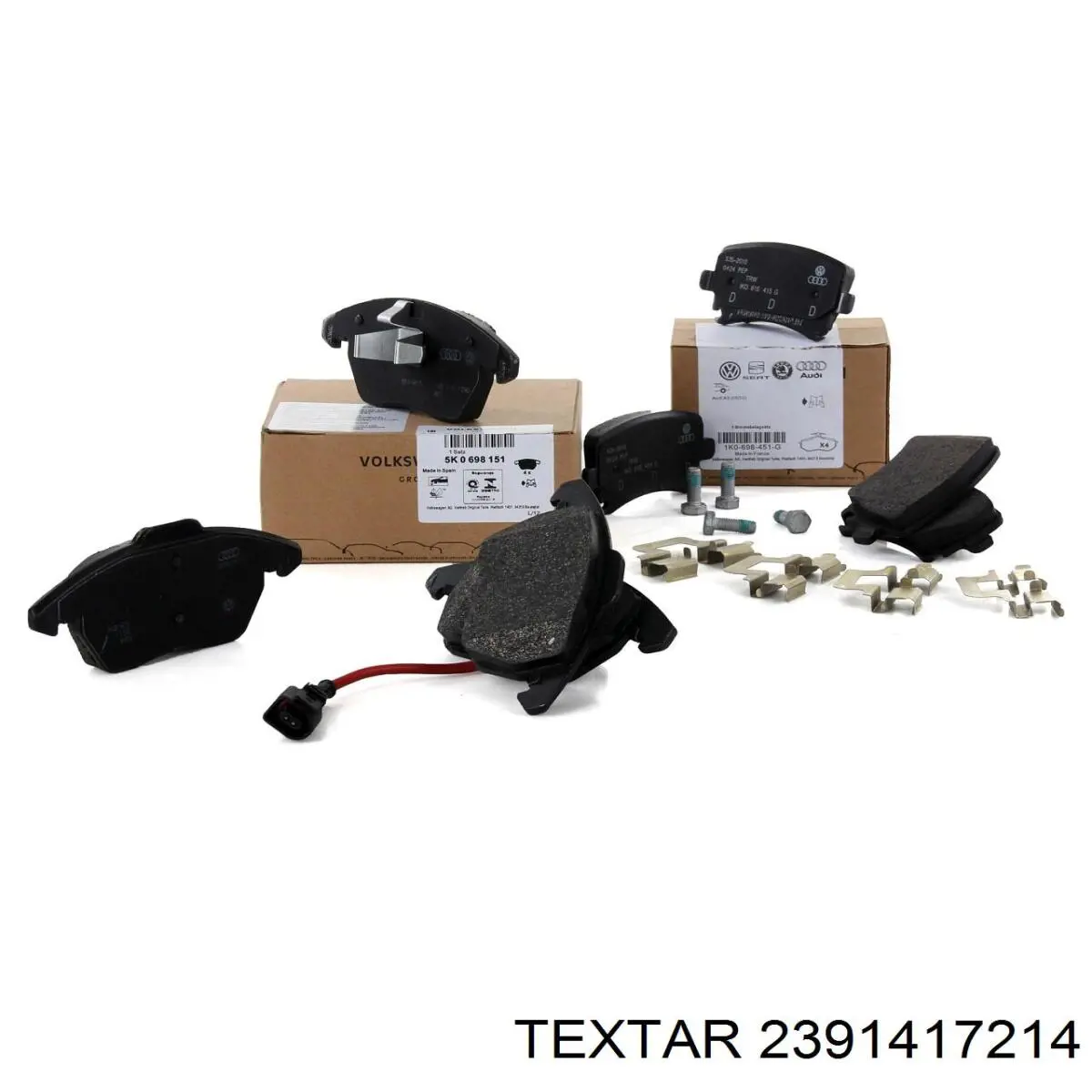 Задние тормозные колодки 2391417214 Textar