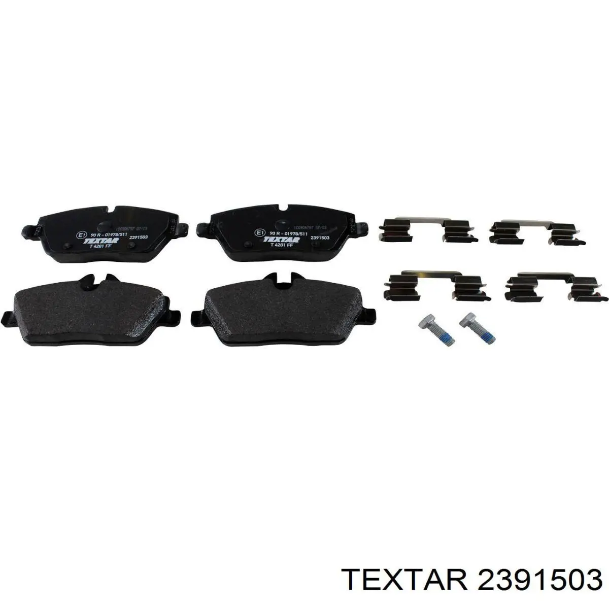 2391503 Textar Колодки передние