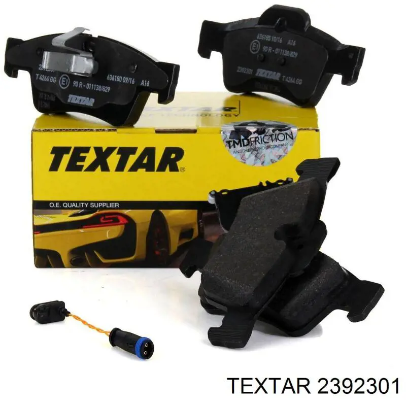 Купить 2392301 Textar Колодки тормозные задние, дисковые