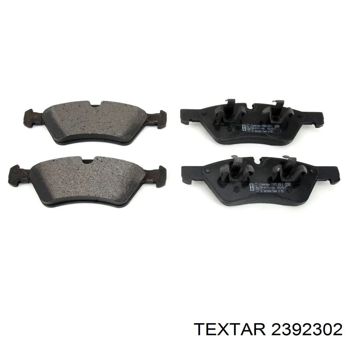 2392302 Textar Колодки тормозные дисковые комплект
