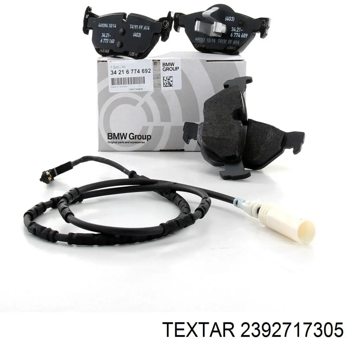 Купить 2392717305 Textar Колодки тормозные задние, дисковые