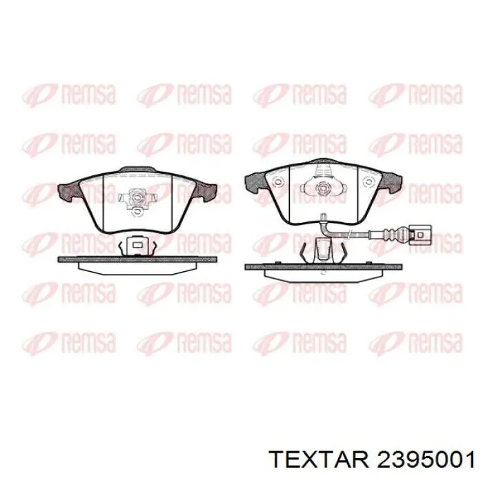 Купить 2395001 Textar Колодки тормозные