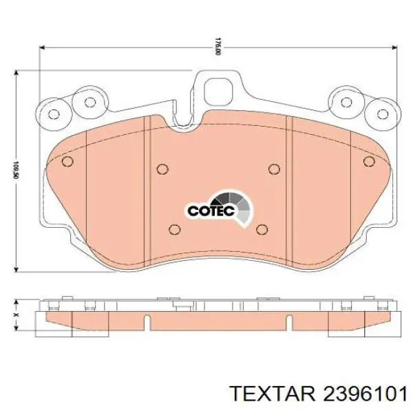 Колодки Textar 2396101 цена, от 80.89 USD
