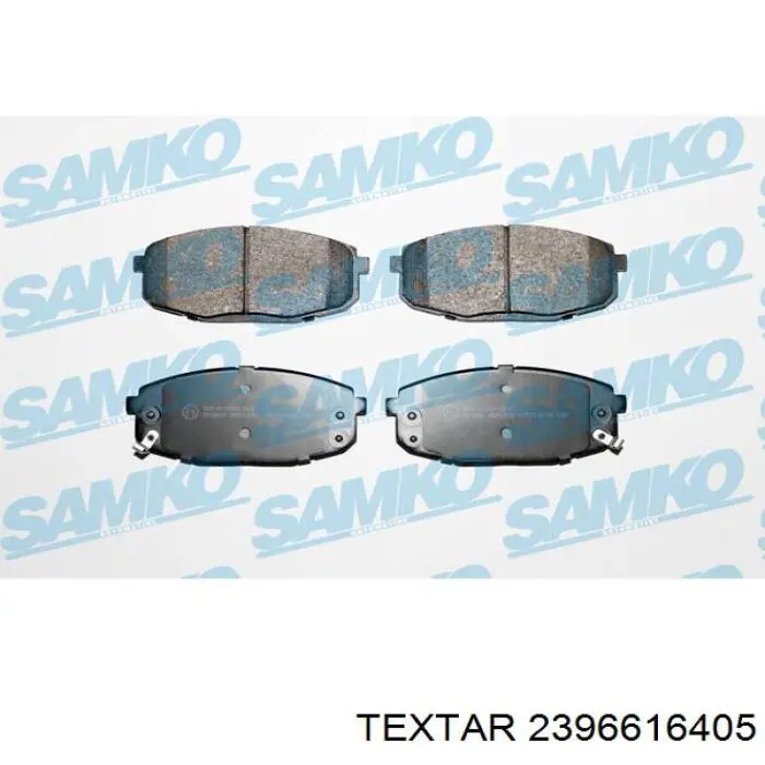 2396616405 Textar Колодки передние