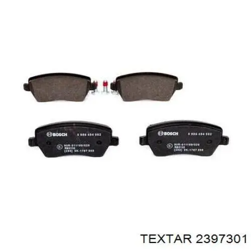 Передние тормозные колодки 2397301 Textar