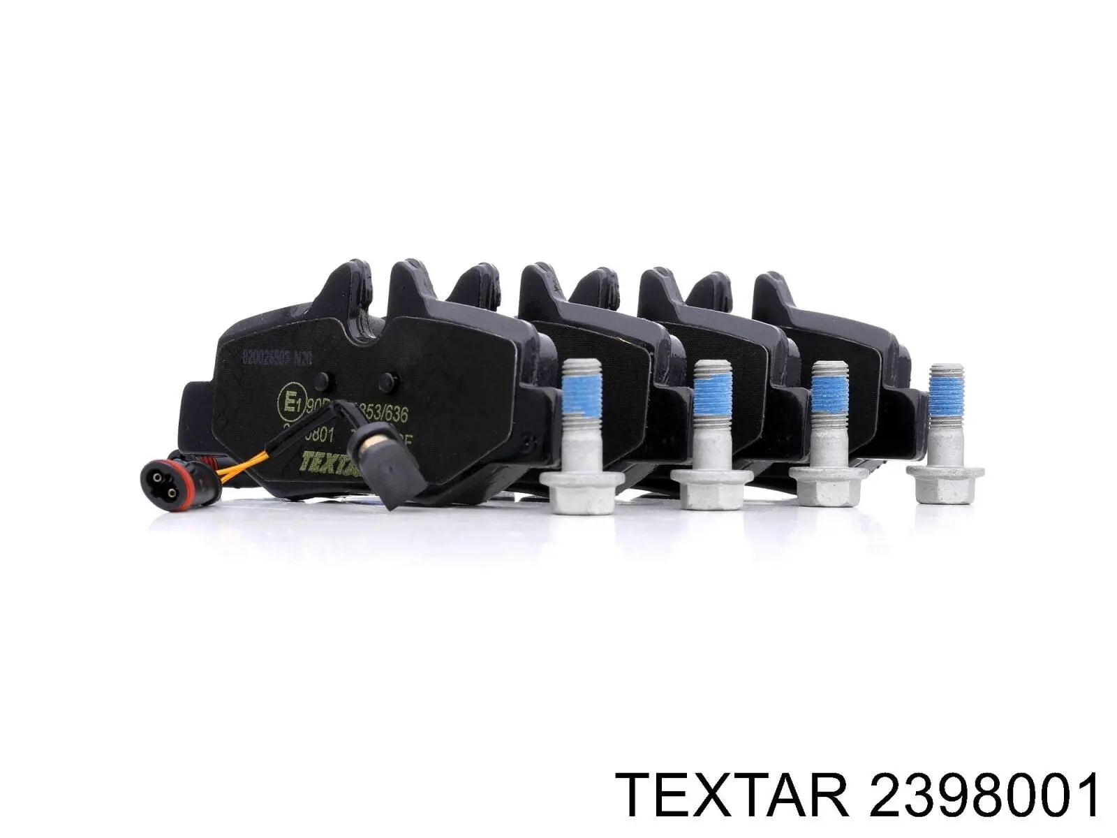 Купить 2398001 Textar Колодки тормозные задние, дисковые
