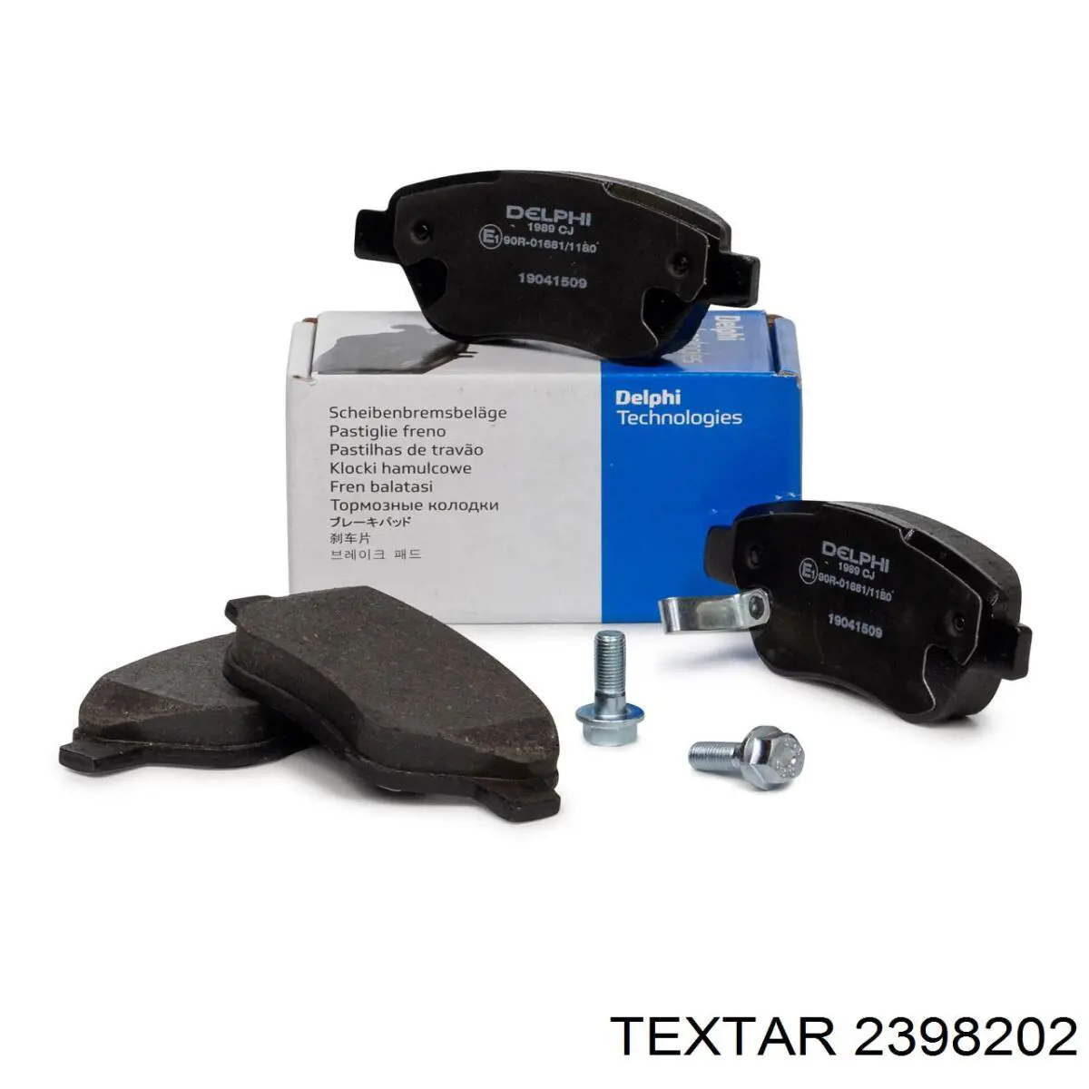 Тормозные колодки Textar 2398202