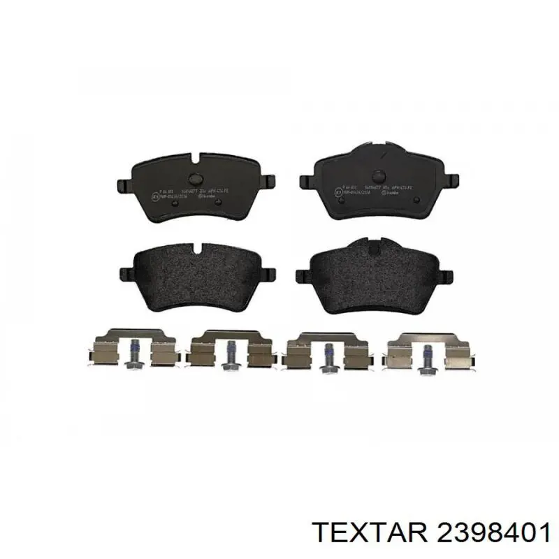 Купить 2398401 Textar Колодки тормозные
