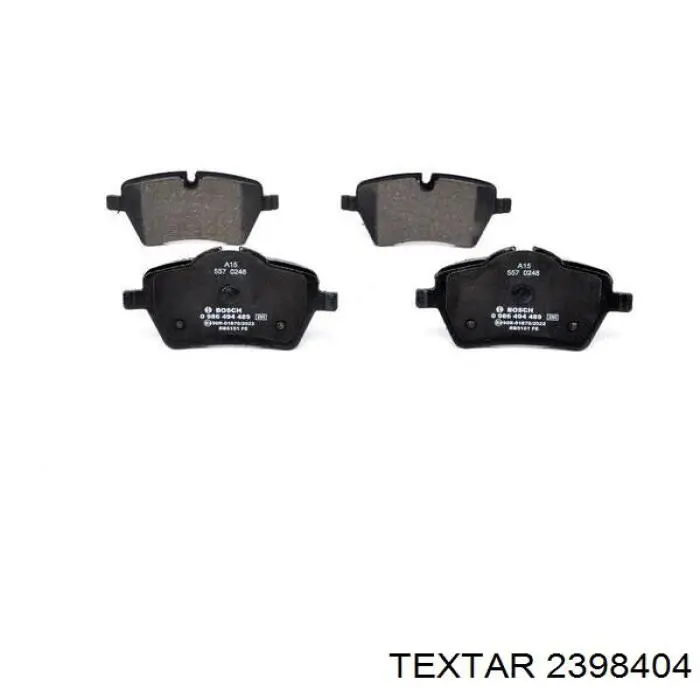 2398404 Textar Колодки передние