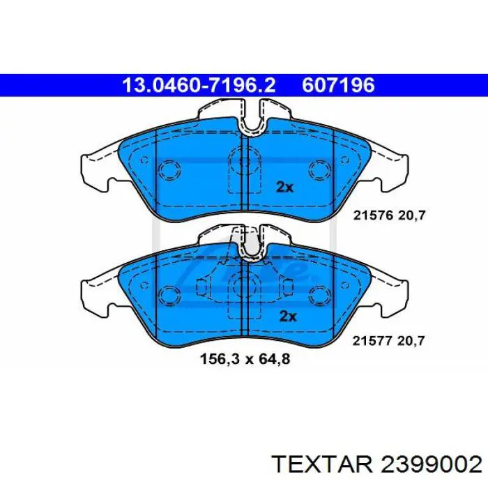 Колодки Textar 2399002 цена, от 38.21 USD