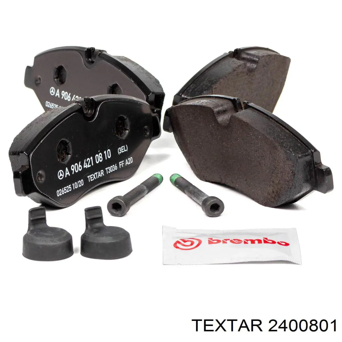 2400801 Textar Колодки тормозные дисковые комплект
