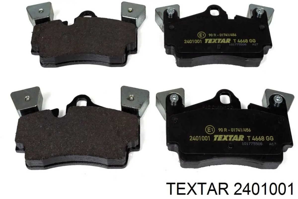 Купить 2401001 Textar Колодки тормозные задние, дисковые