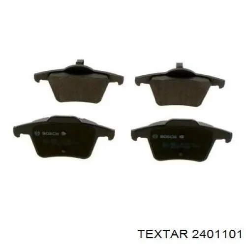 Задние тормозные колодки 2401101 Textar