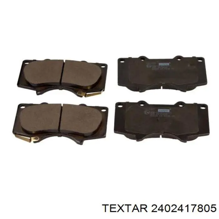 2402417805 Textar Колодки передние