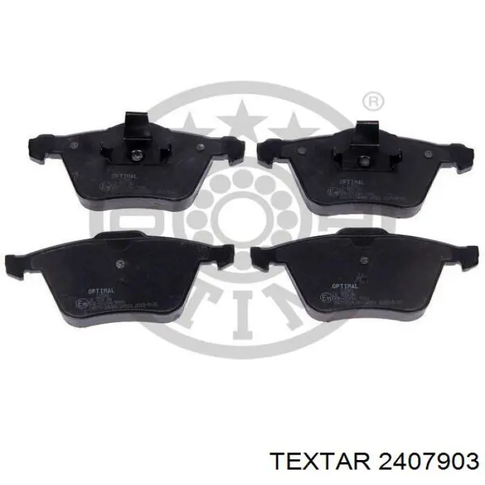 Купить 2407903 Textar Колодки тормозные