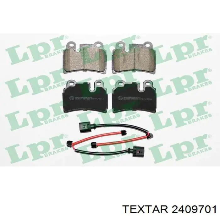 Колодки дисковые  Textar 2409701 цена, от 76.32 USD
