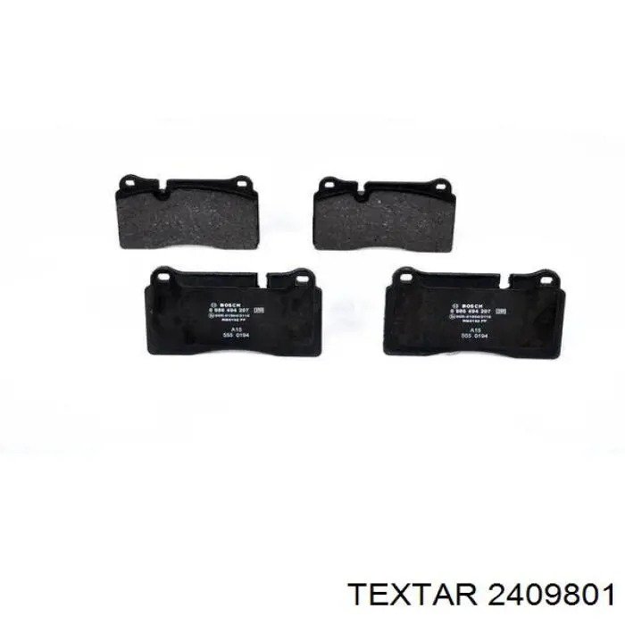 Передние тормозные колодки 2409801 Textar