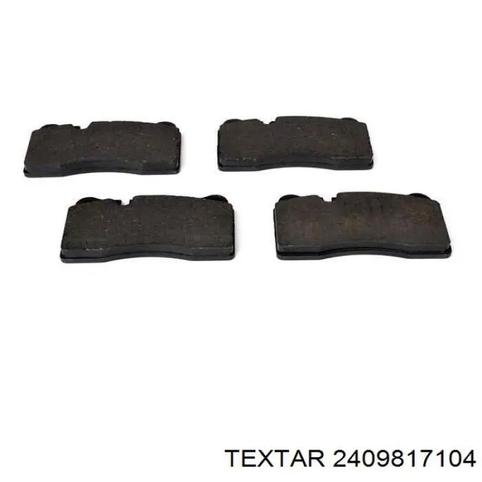 Купить 2409817104 Textar Колодки тормозные