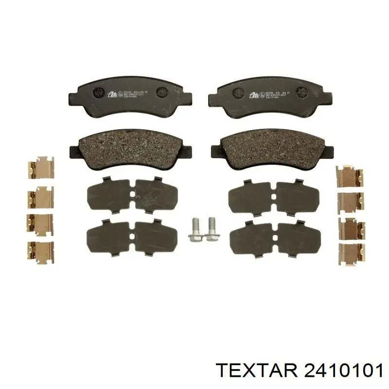 Тормозные колодки Textar 2410101