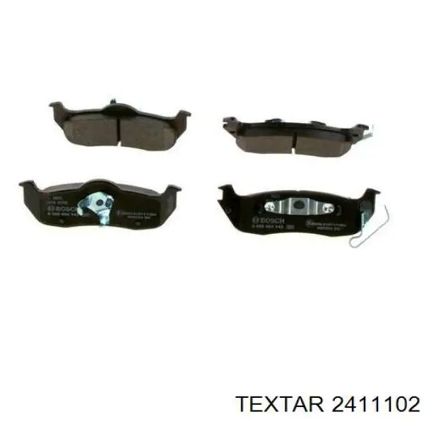 Колодки дисковые  Textar 2411102 цена, от 35.38 USD