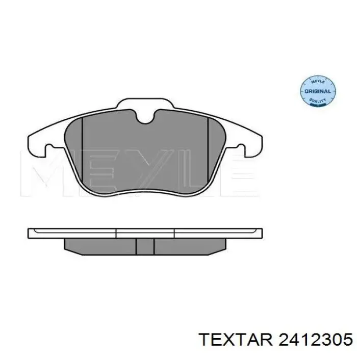 Купить 2412305 Textar Колодки тормозные