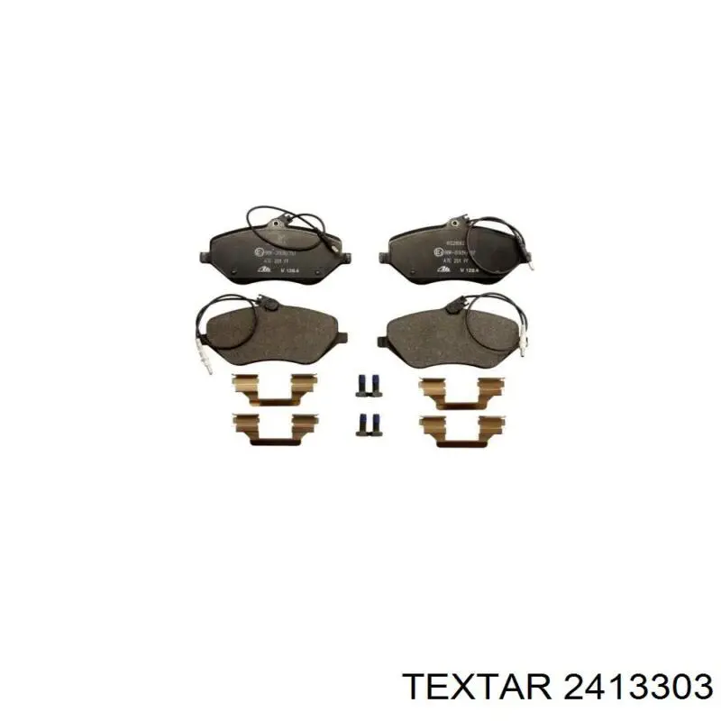 Купить 2413303 Textar Колодки тормозные