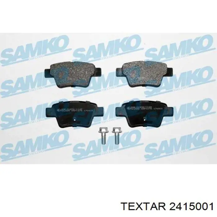 Колодки дисковые  Textar 2415001 цена, от 17.99 USD