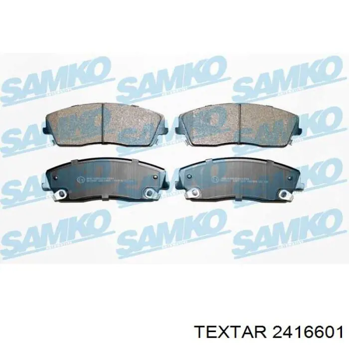 Передние тормозные колодки 2416601 Textar