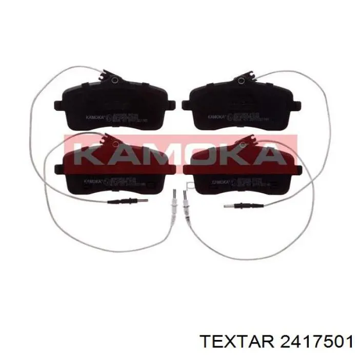 Передние тормозные колодки 2417501 Textar