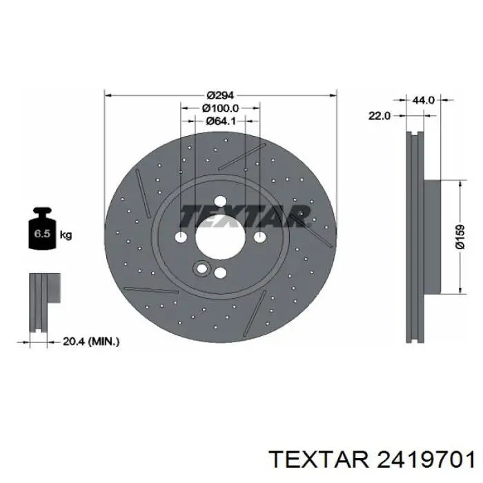 Купить 2419701 Textar Колодки тормозные задние, дисковые