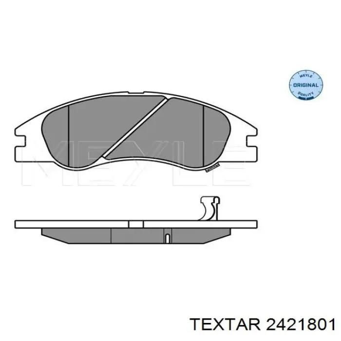 Передние тормозные колодки 2421801 Textar