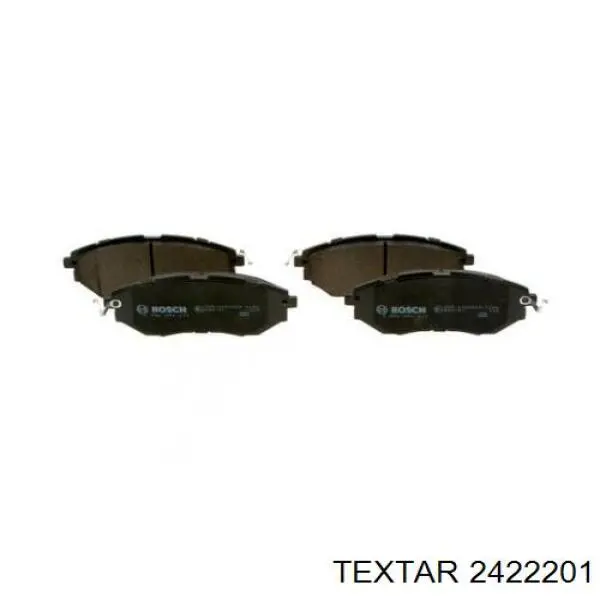 Купить 2422201 Textar Колодки тормозные
