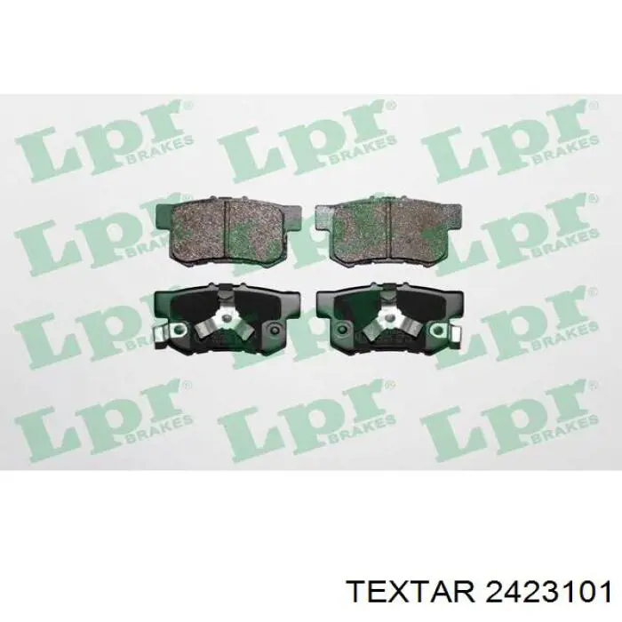 Купить 2423101 Textar Колодки тормозные задние, дисковые