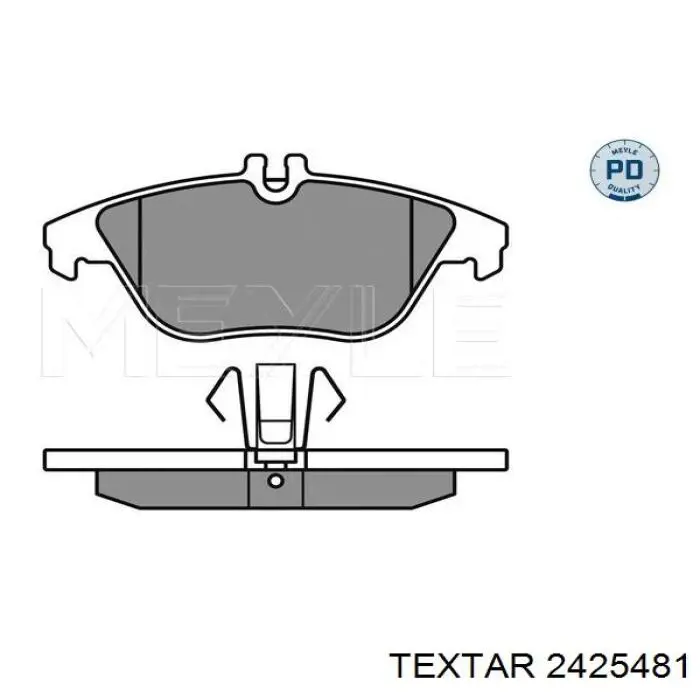 Задние дисковые колодки Textar 2425481