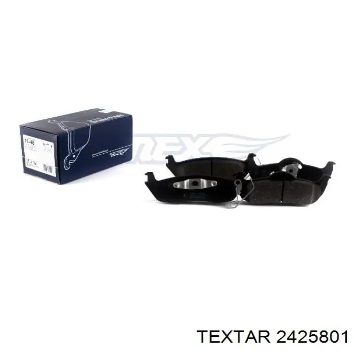 Купить 2425801 Textar Колодки тормозные задние, дисковые