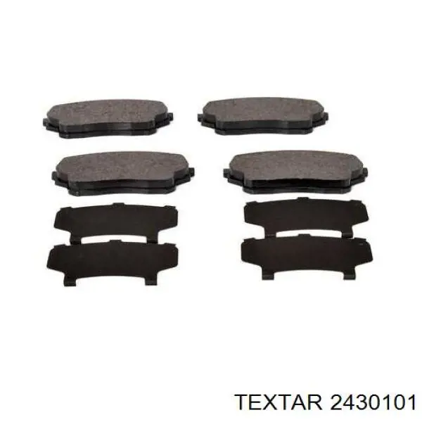 Тормозные колодки Textar 2430101