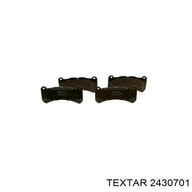 Купить 2430701 Textar Колодки тормозные