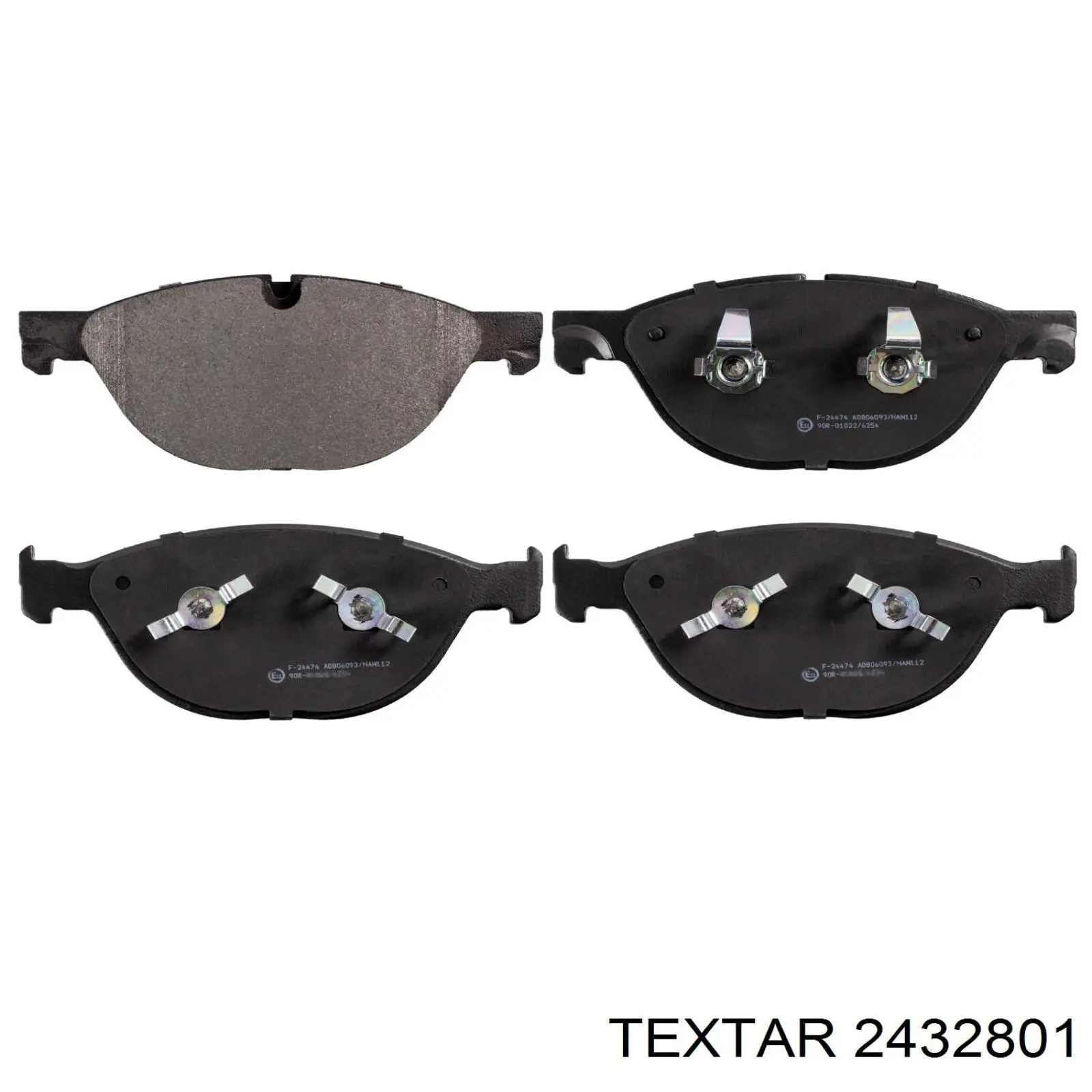 Колодки Textar 2432801 цена, от 53.30 USD