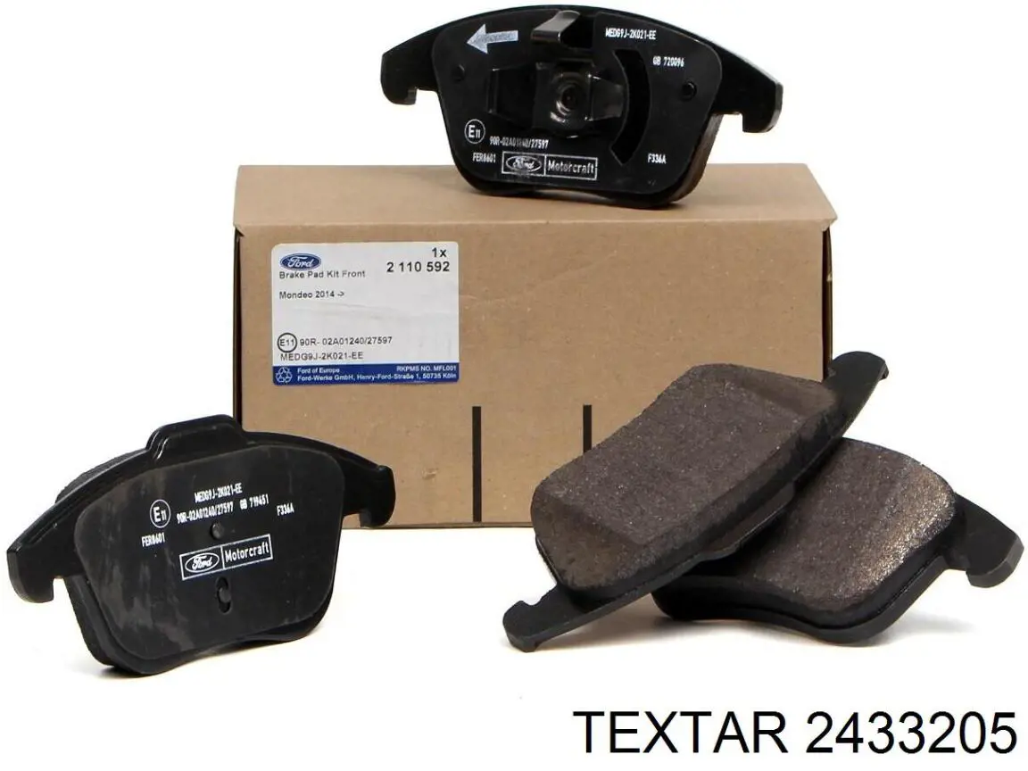 Колодки Textar 2433205 цена, от 46.85 USD