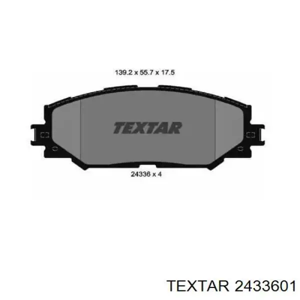 Купить 2433601 Textar Колодки тормозные