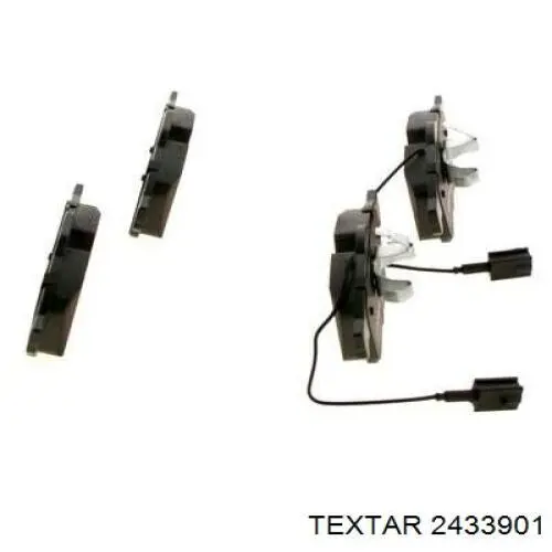 Передние тормозные колодки 2433901 Textar