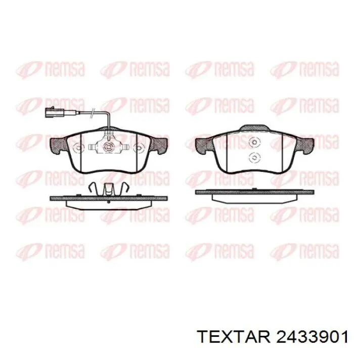 Купить 2433901 Textar Колодки тормозные