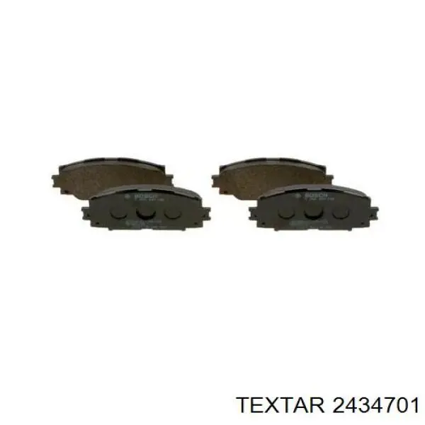 Передние тормозные колодки 2434701 Textar