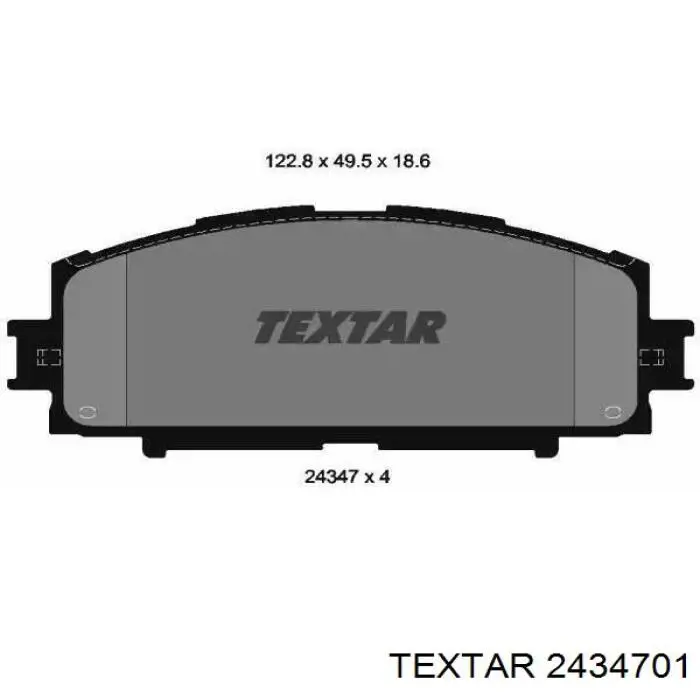 Колодки Textar 2434701 цена, от 30.04 USD